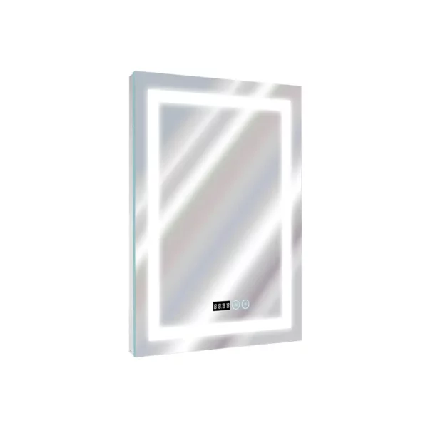 Espejo Rectangular LED Inteligente de 50x70 cm Marco Gris - Image 7
