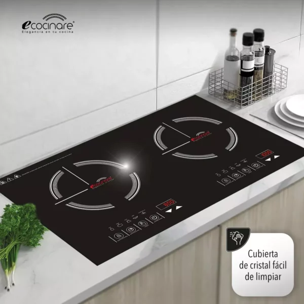 Parrilla de Inducción 2 Quemadores | Ecocinare - Image 3