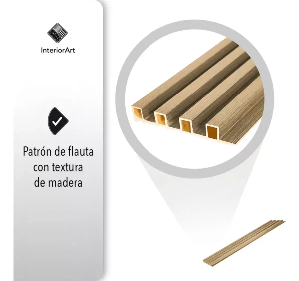 Lambrín Decorativo Premium 3.4 M2 10 Pzas Estilo Madera - Image 5