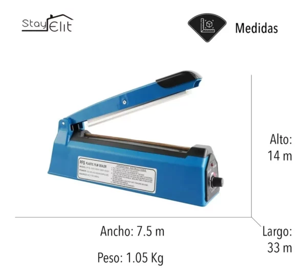 Maquina Selladora Bolsas Plástico Térmica 20 Cm - Image 4