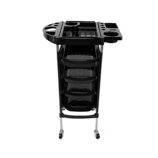 Carrito Auxiliar Multiusos Organizador Color Negro - Image 3