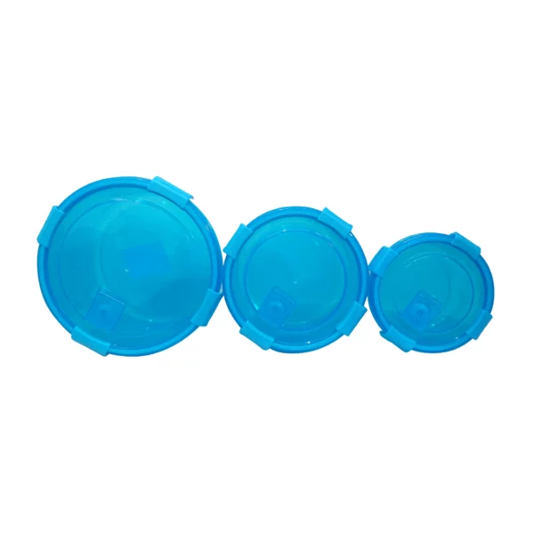 Set de 3 Recipientes Herméticos Color Azul - Image 3